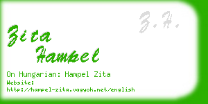 zita hampel business card